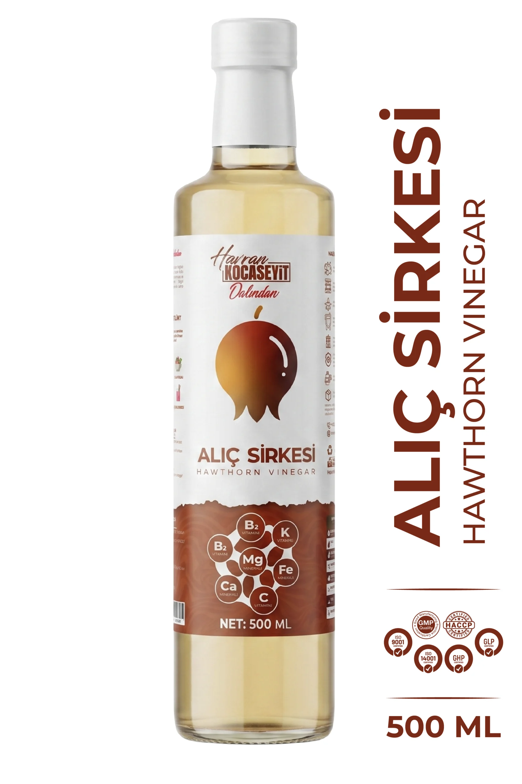 Doğal Alıç Sirkesi 500 ml