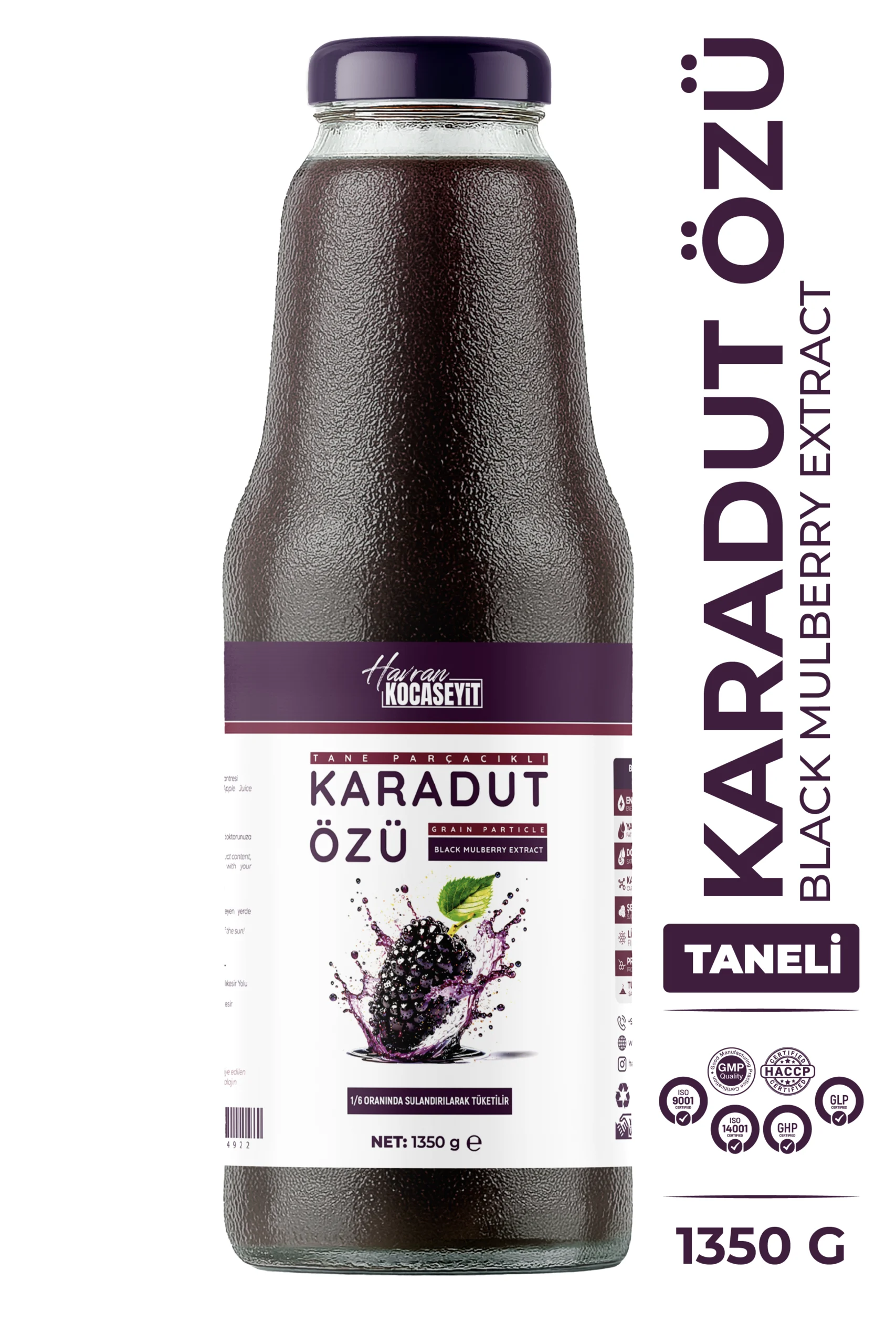 Taneli Karadut Özü 1350 g